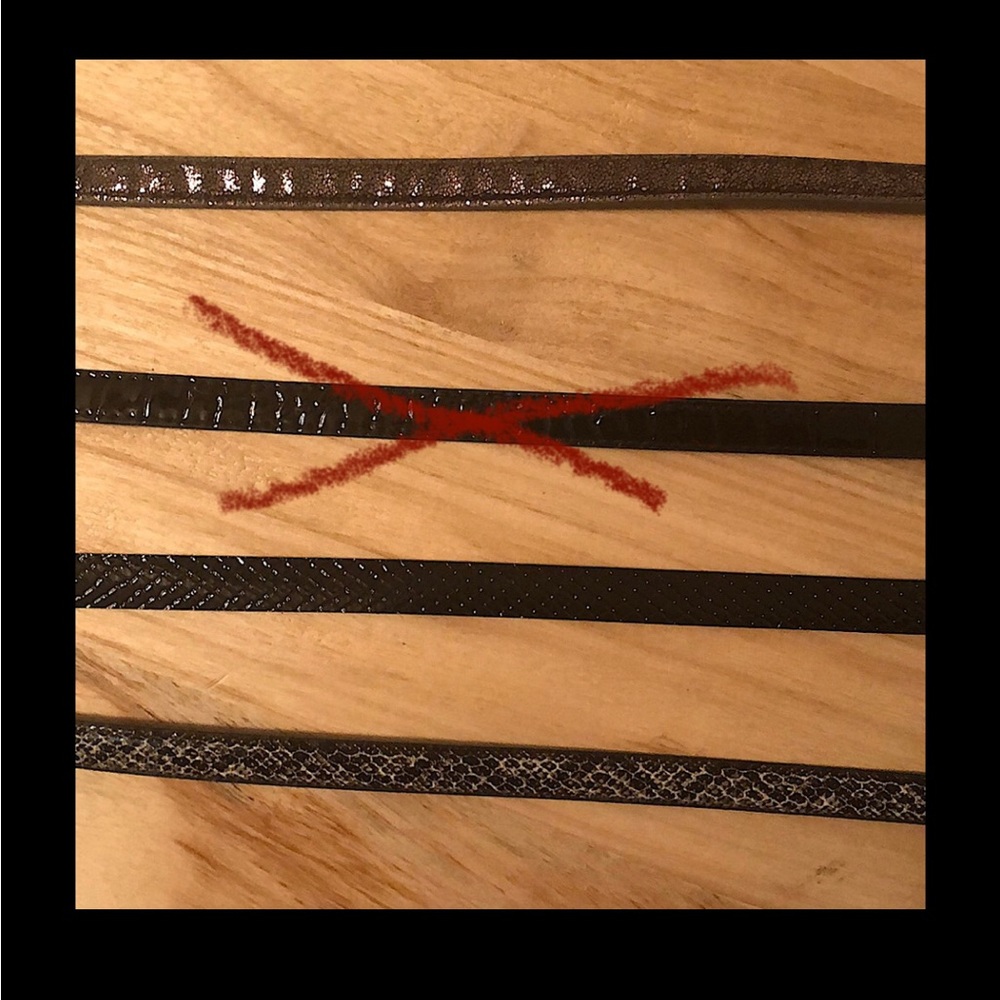 Free w/Purchase! Lot of skinny belts